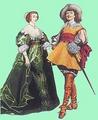 1630г. Офицер-кавалерист и дама
